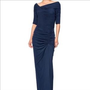 Tadashi Shoji Indigo blue gown